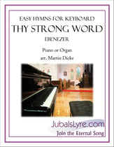 Thy Strong Word piano sheet music cover